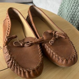 Leather moccasins Talbots size 8